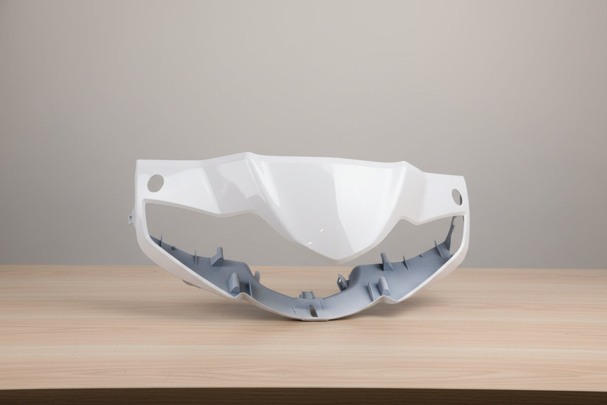 VISOR FOR HERO DUET SCOOTER OLD WHITE COLOR