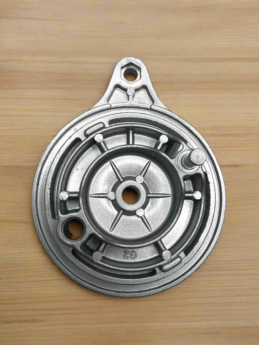 REAR DRUM PLATE FOR PLATINA ALLOY WHEEL SMALL HUB SILVER