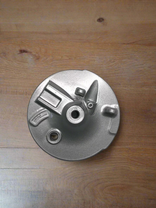 FRONT DRUM PLATE FOR PLATINA ALLOY WHEEL SMALL HUB SILVER