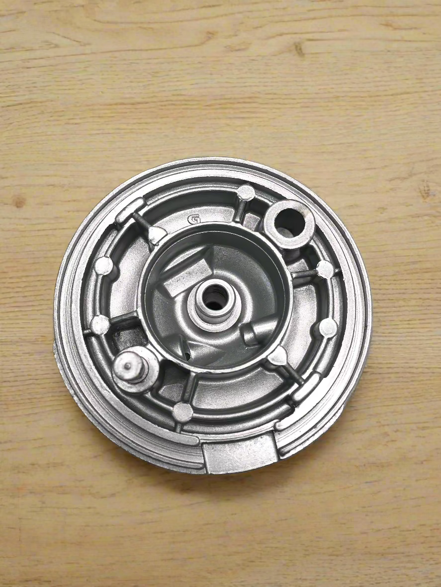 FRONT DRUM PLATE FOR PLATINA ALLOY WHEEL SMALL HUB SILVER
