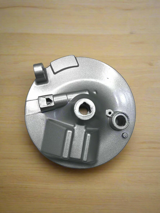 FRONT DRUM PLATE FOR SUPER SPLENDOR SILVER COLOUR OLD , BS3 BS4 ALL MODEL