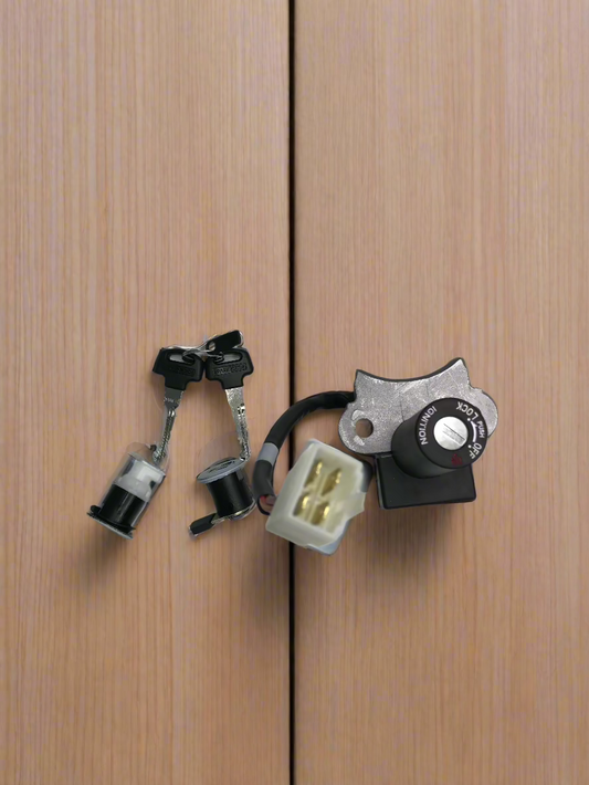 LOCK KIT FOR SPLENDOR PLUS BS6 4 WIRE SHOCKET