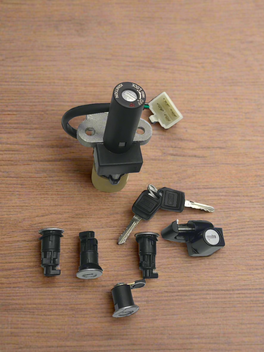 Lock set for Splendor Plus bs4 SET OF 6
