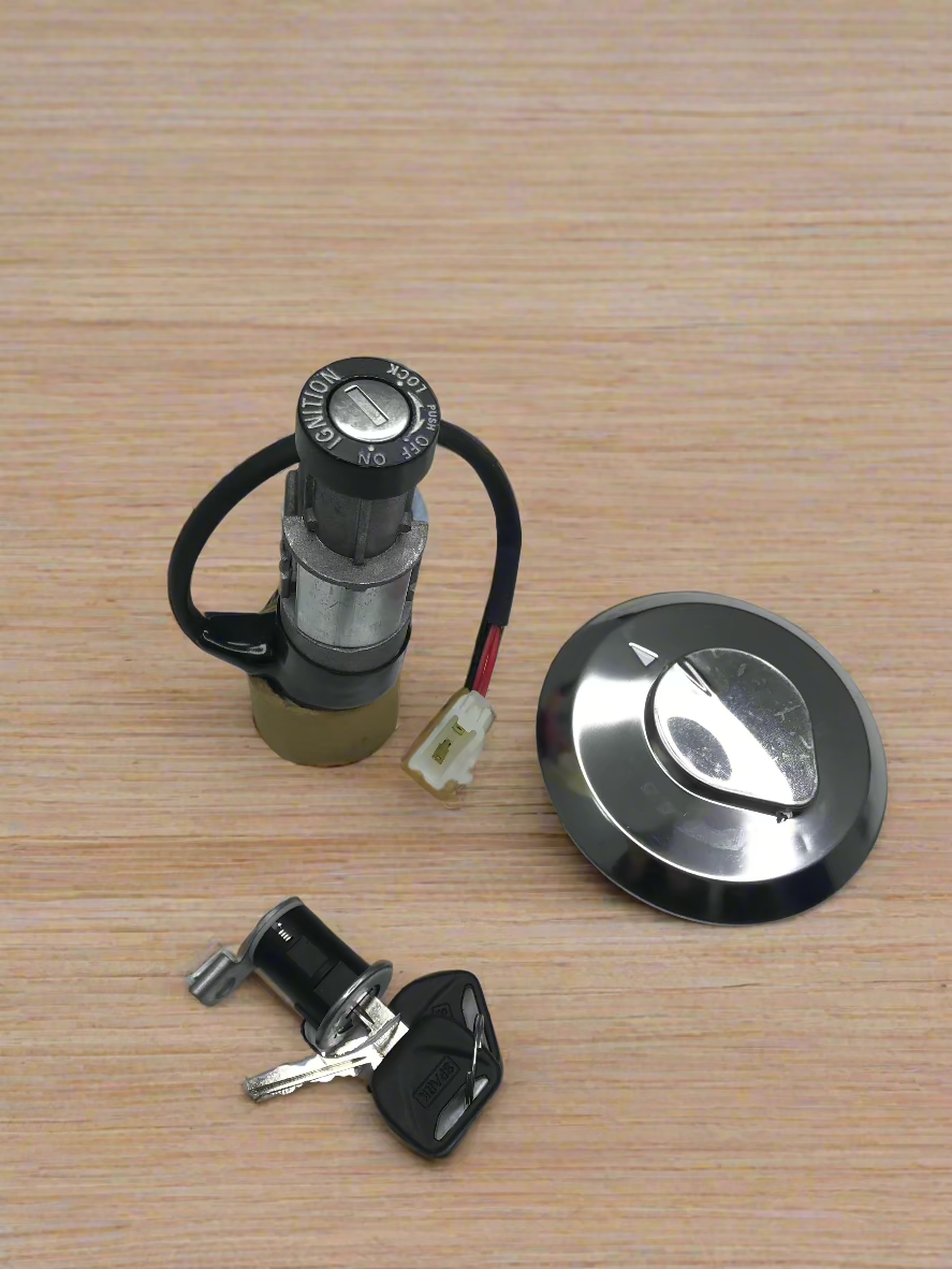 LOCK SET FOR SHINE CB SHINE BS3 BS4 SET OF – sona automotive