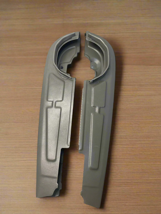 Chain Cover  for Splendor Plus old Model CD Deluxe, HF Deluxe Passion Metal Cover Silver color