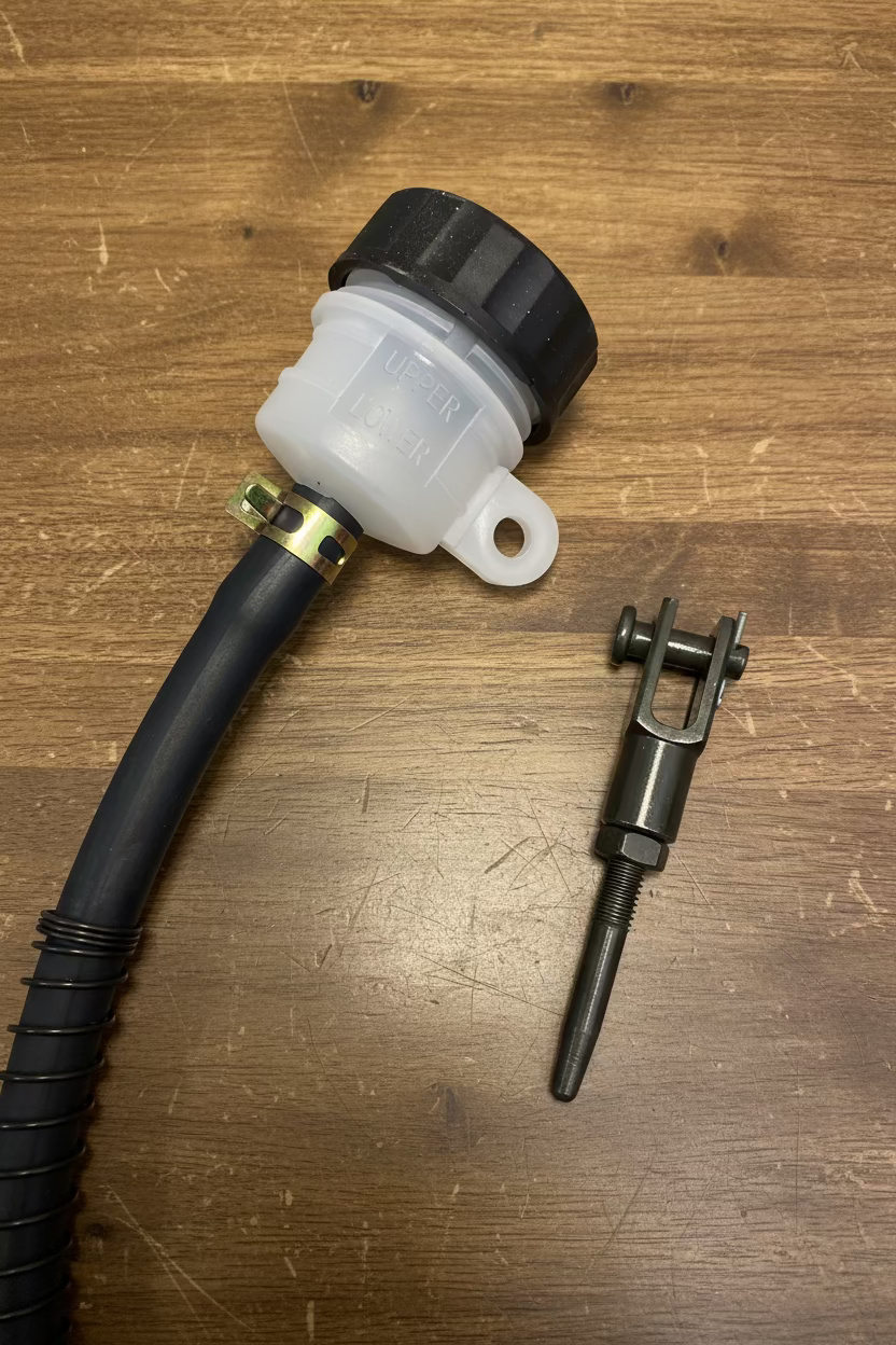 REAR MASTER CYLINDER FOR PULSAR 180 200 220 WITH BRAKE OIL BOX