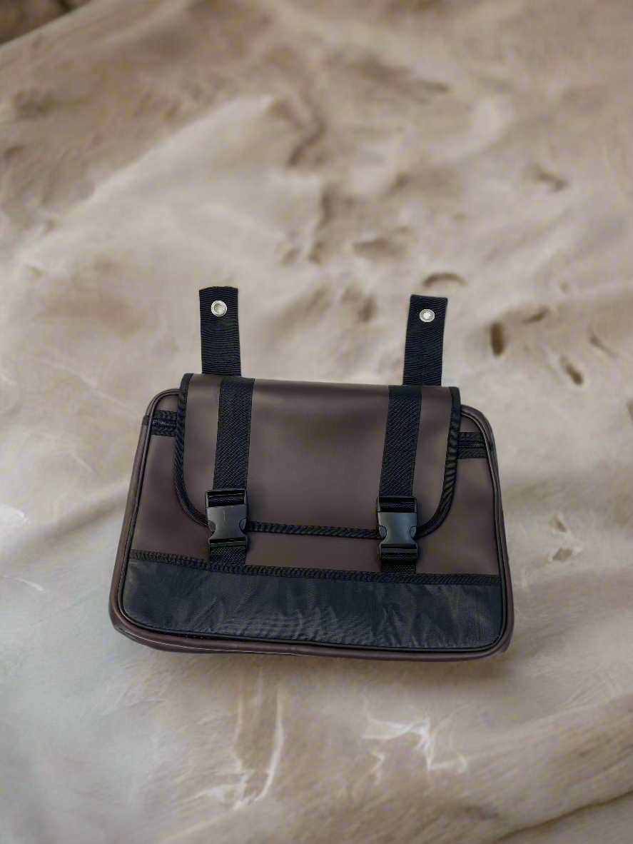 Side Bag for Bike Leather Brown Universal for Bike