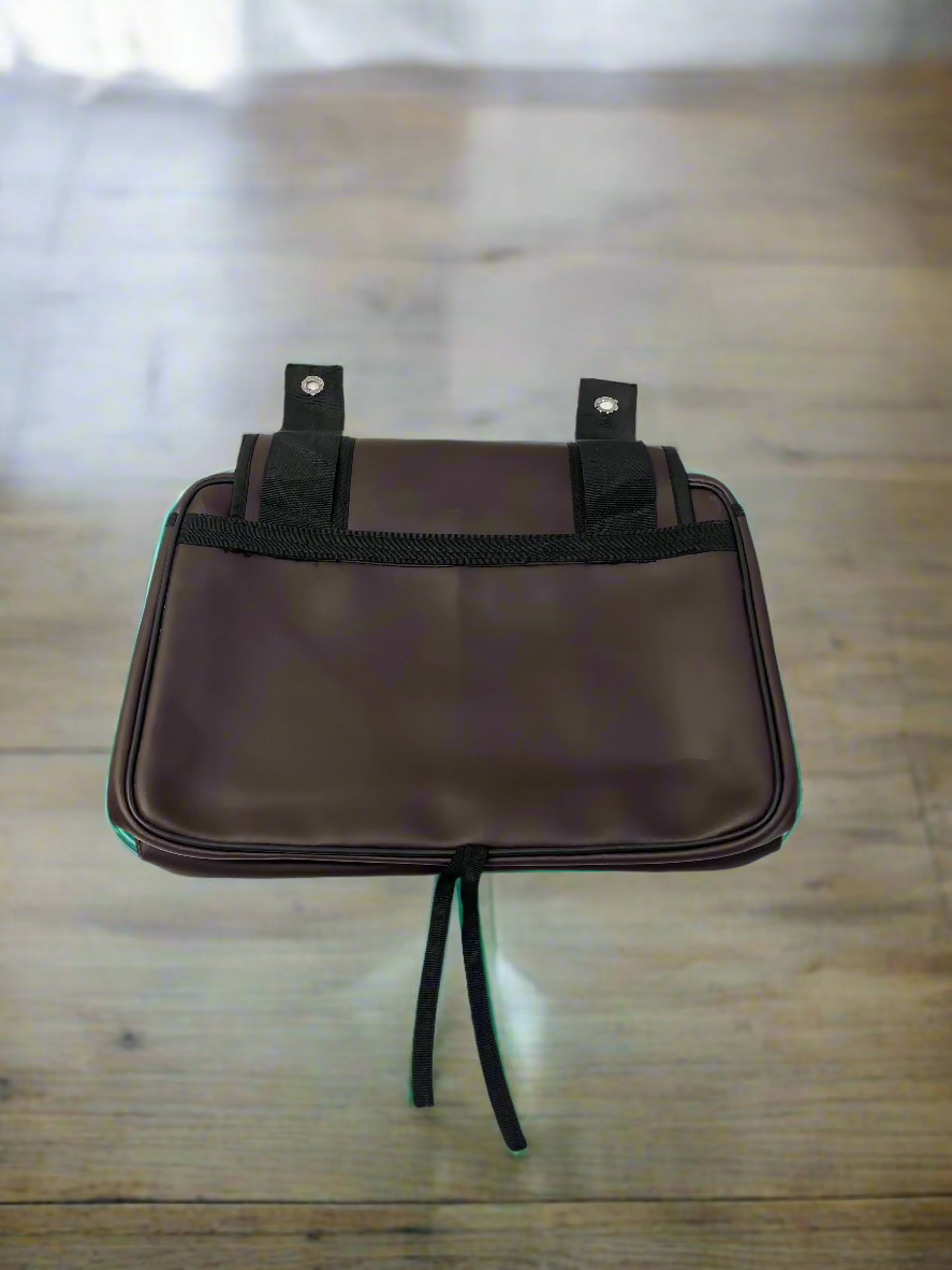 Side Bag for Bike Leather Brown Universal for Bike