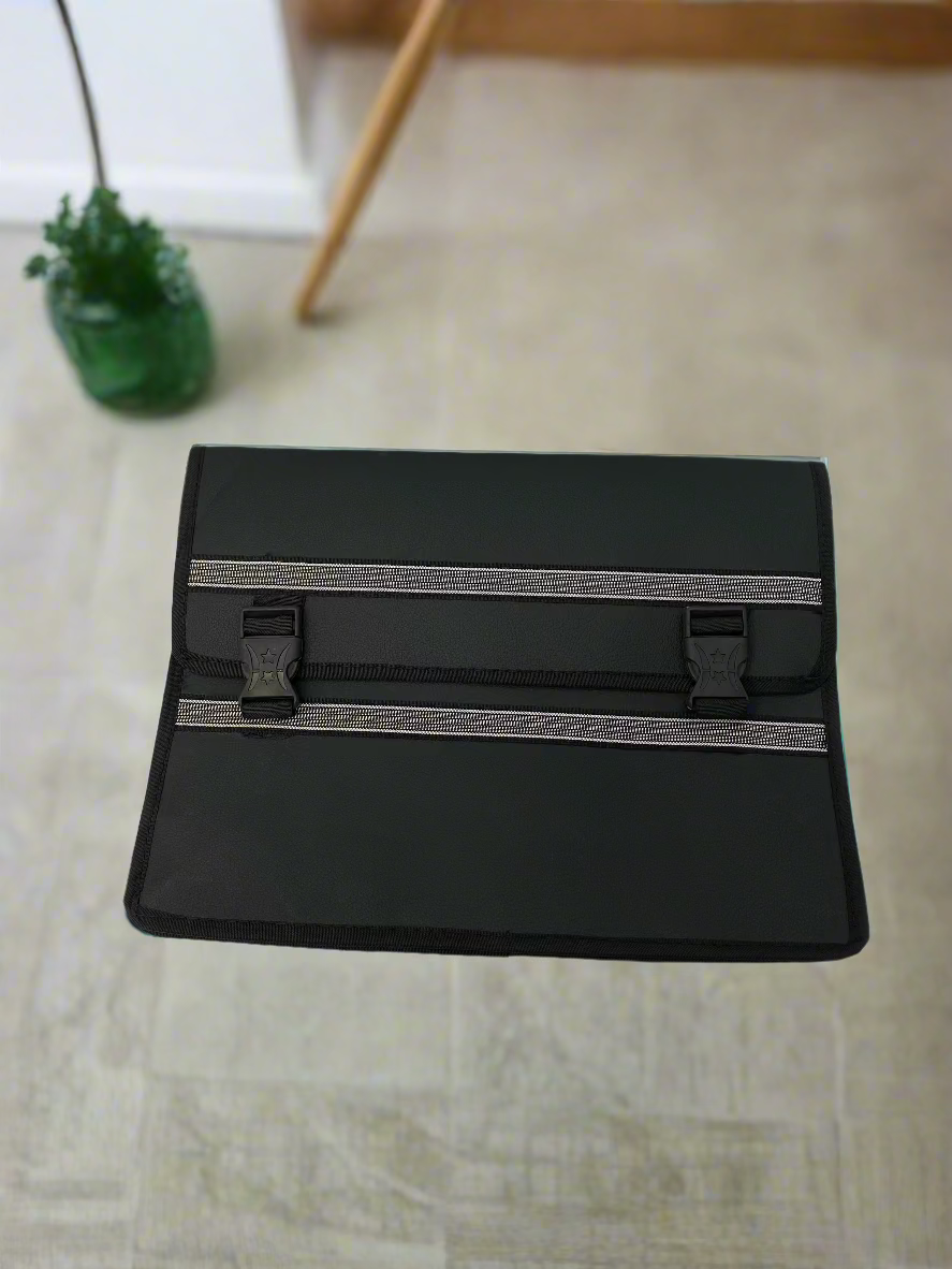Side Bag for Bike Black leather universal for bike N5 model