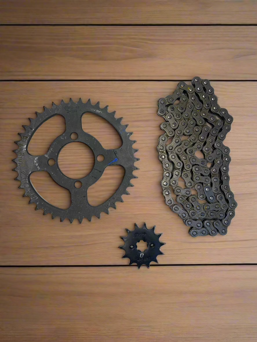 CHAIN KIT FOR PLATINA 100 OLD 2005 - 15 / PLATINA 110 2023