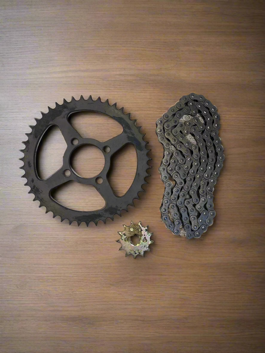 CHAIN KIT FOR CT 100 DELUXE NEW 2005
