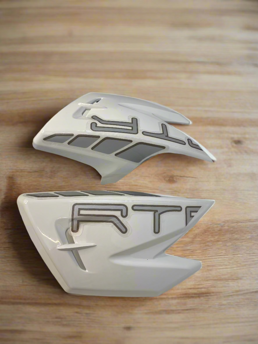 TANK PANEL FOR APACHE RTR 180 OLD MODEL WHITE COLOR