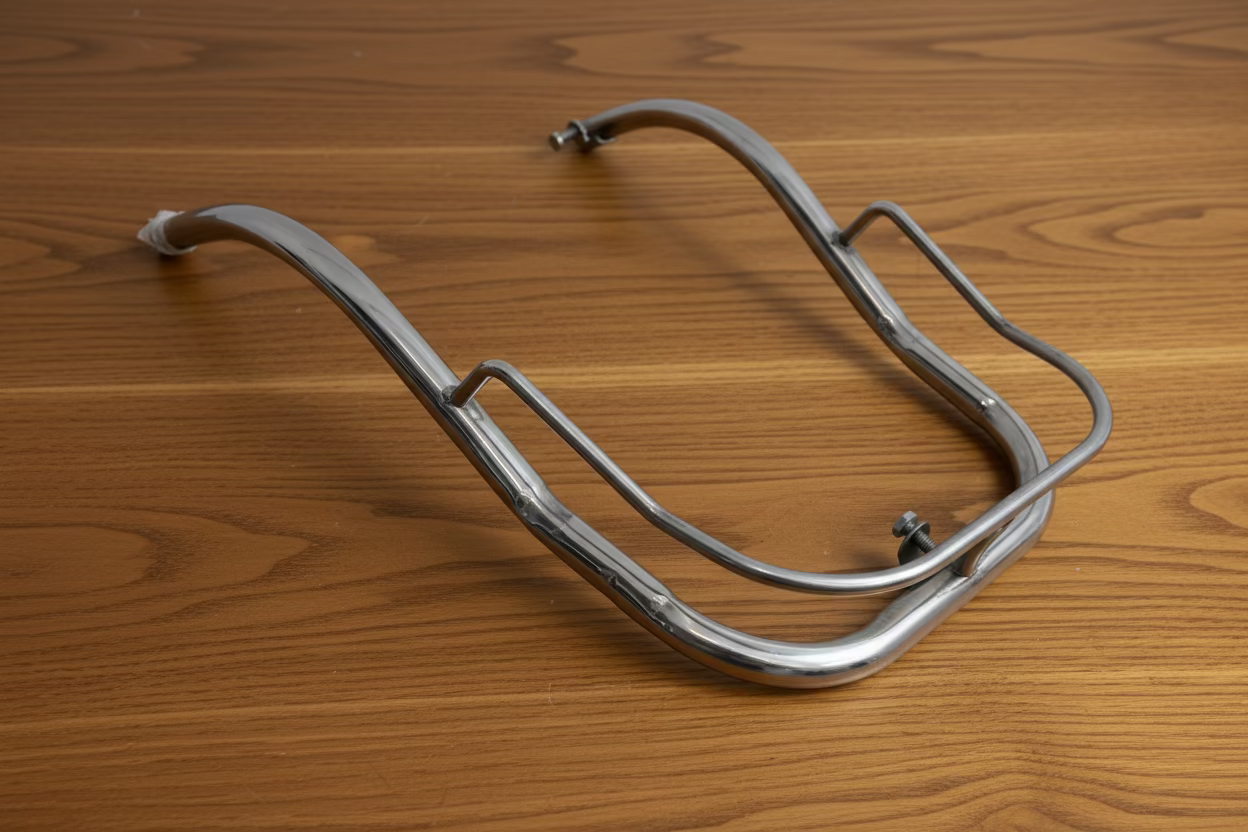 FRONT MUDGUARD BUMPER FOR CHETAK OLD MODEL SCOOTER CHROME COLOR