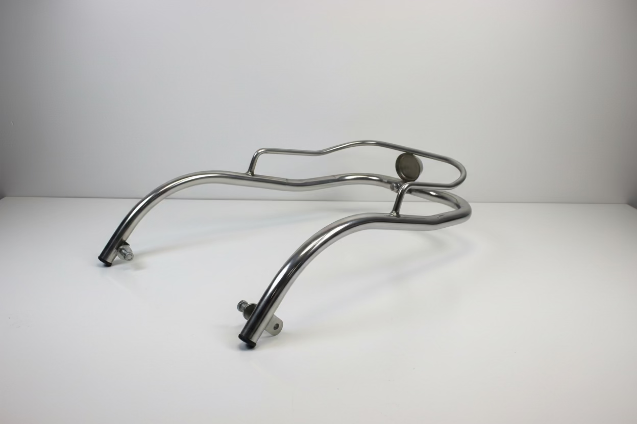 FRONT MUDGUARD BUMPER FOR CHETAK OLD MODEL SCOOTER CHROME COLOR