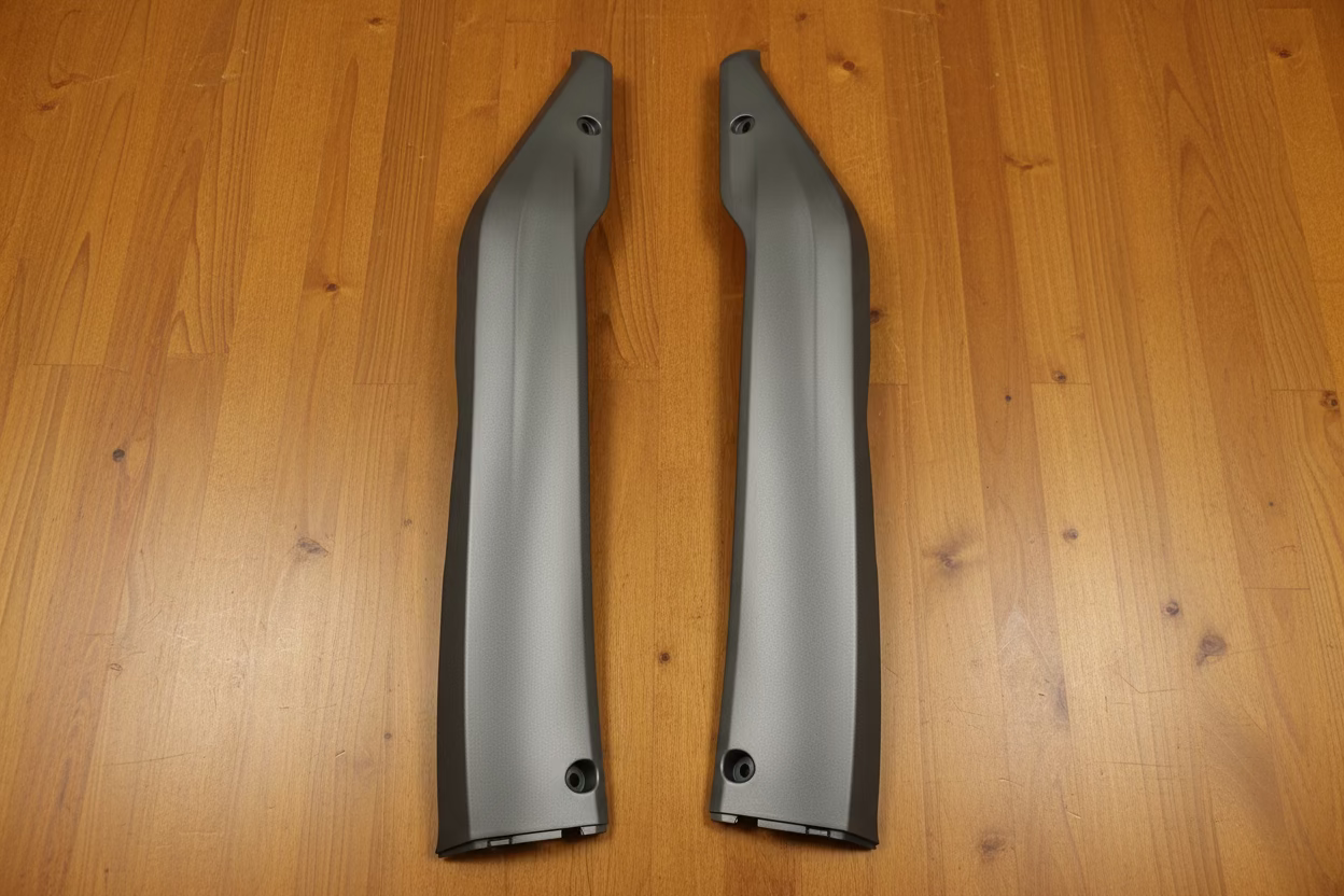 FOOT TRIM FOR JUPITER 110 BS3 BS4 OLD SHAPE MATT GREY COLOR SET OF 2