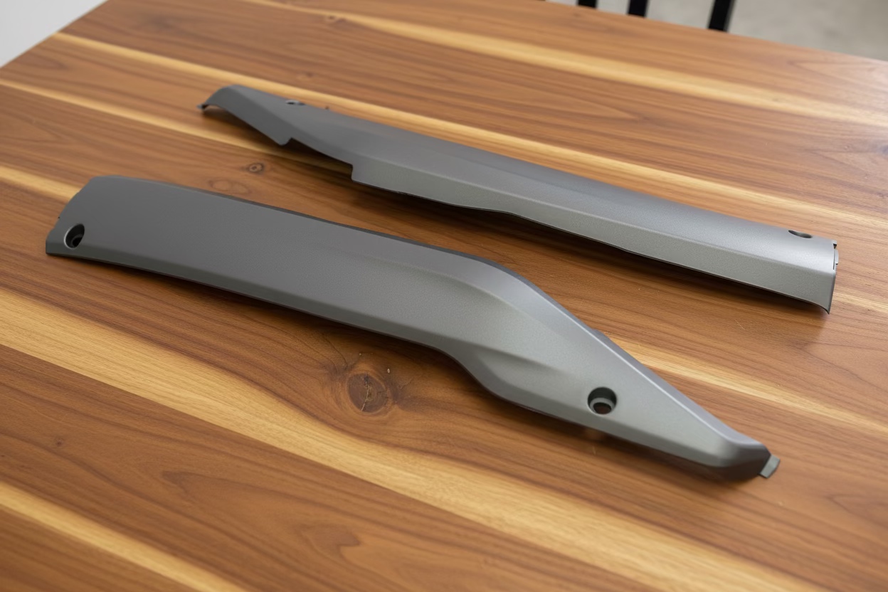 FOOT TRIM FOR JUPITER 110 BS3 BS4 OLD SHAPE MATT GREY COLOR SET OF 2