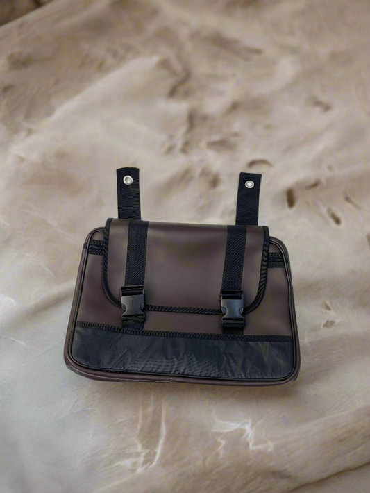 Side Bag for Bike Leather Brown Universal for Bike