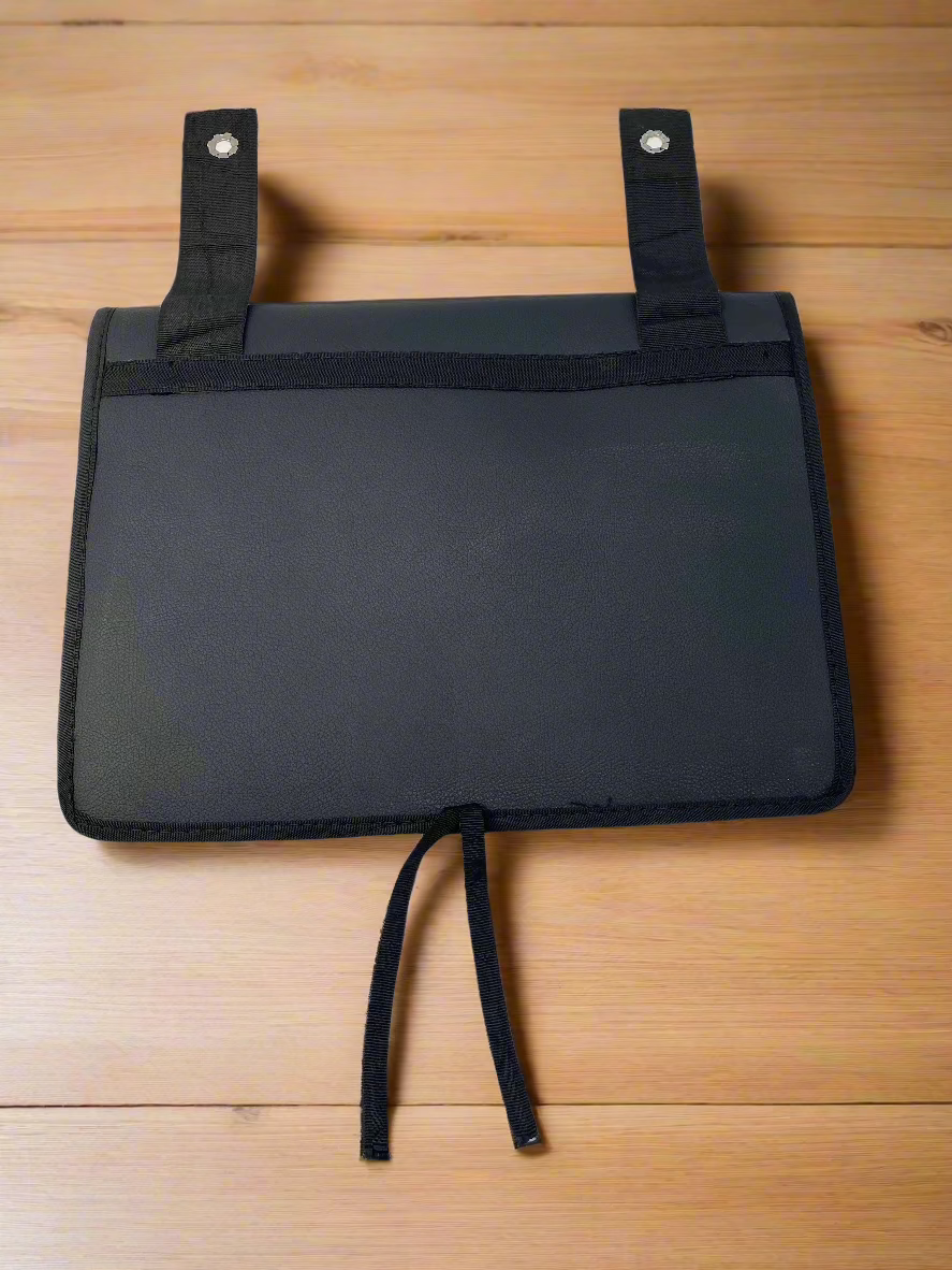 Side Bag for Bike Black leather universal for bike N5 model