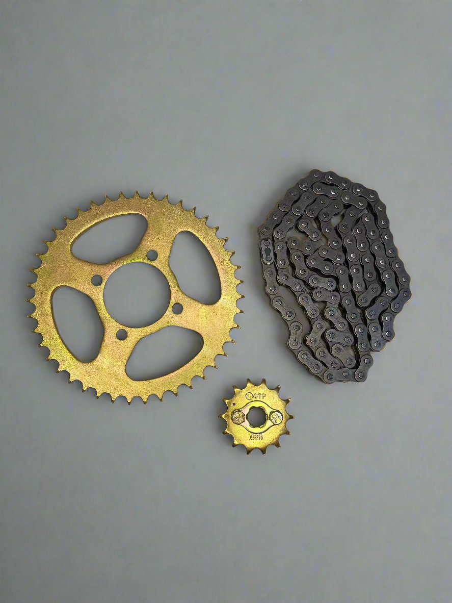 CHAIN KIT FOR  SPLENDOR OLD 2001 -10 / SPLENDOR Y2K / CD - DAWL