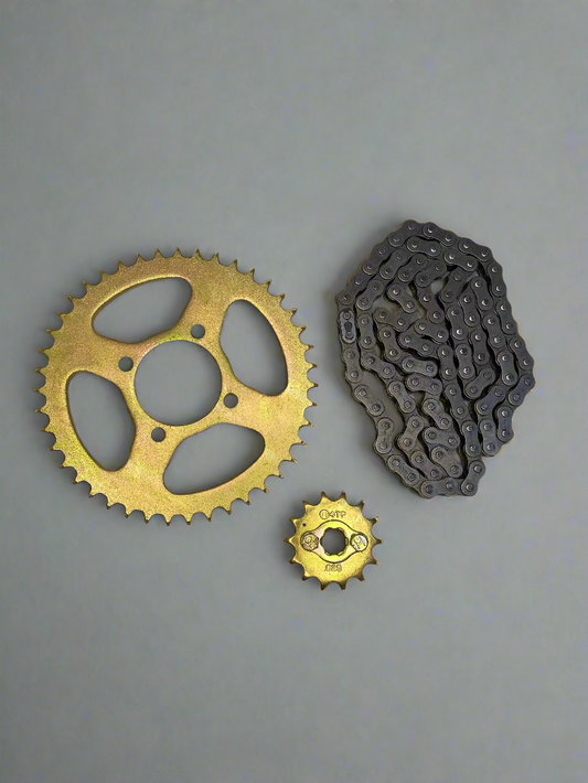CHAIN KIT FOR  SPLENDOR OLD 2001 -10 / SPLENDOR Y2K / CD - DAWL