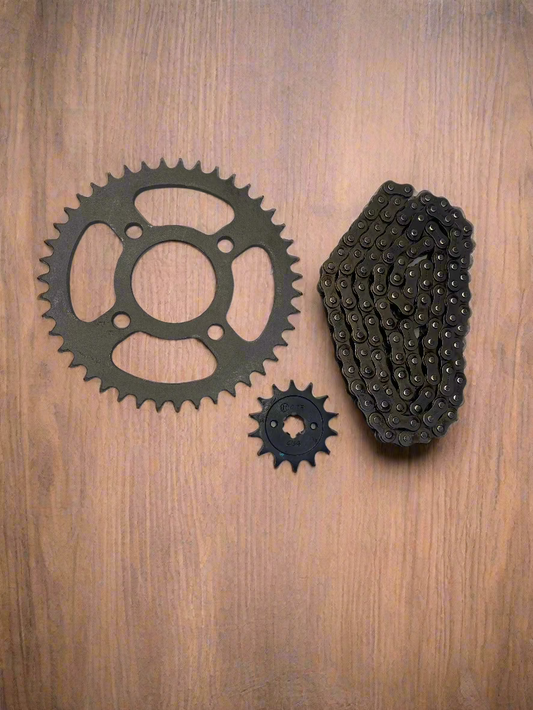 CHAIN KIT FOR DISCOVER 125 DTSI NEW 2011 / DISCOVER 150CC 2010 MODEL