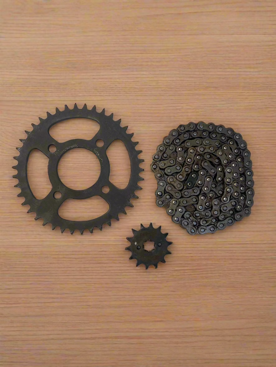 CHAIN KIT FOR DISCOVER 110 OLD  MODEL 2005 4 HOLE