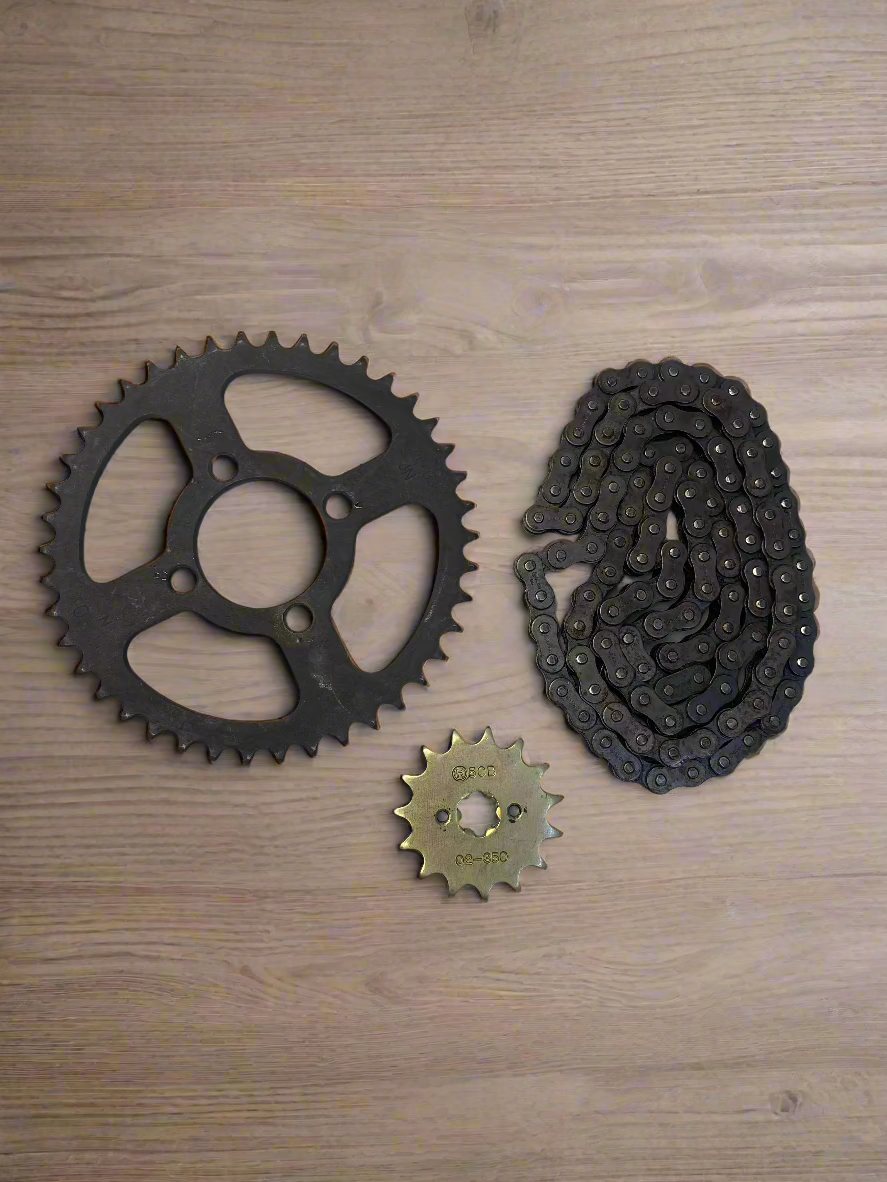 CHAIN KIT FOR PLATINA 125 DTSI OLD MODEL