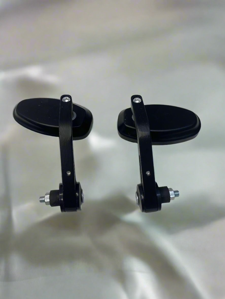 FANCY SIDE MIRROR OVEL SHAPE BAR AND FOR BIKE AND SCOOTER