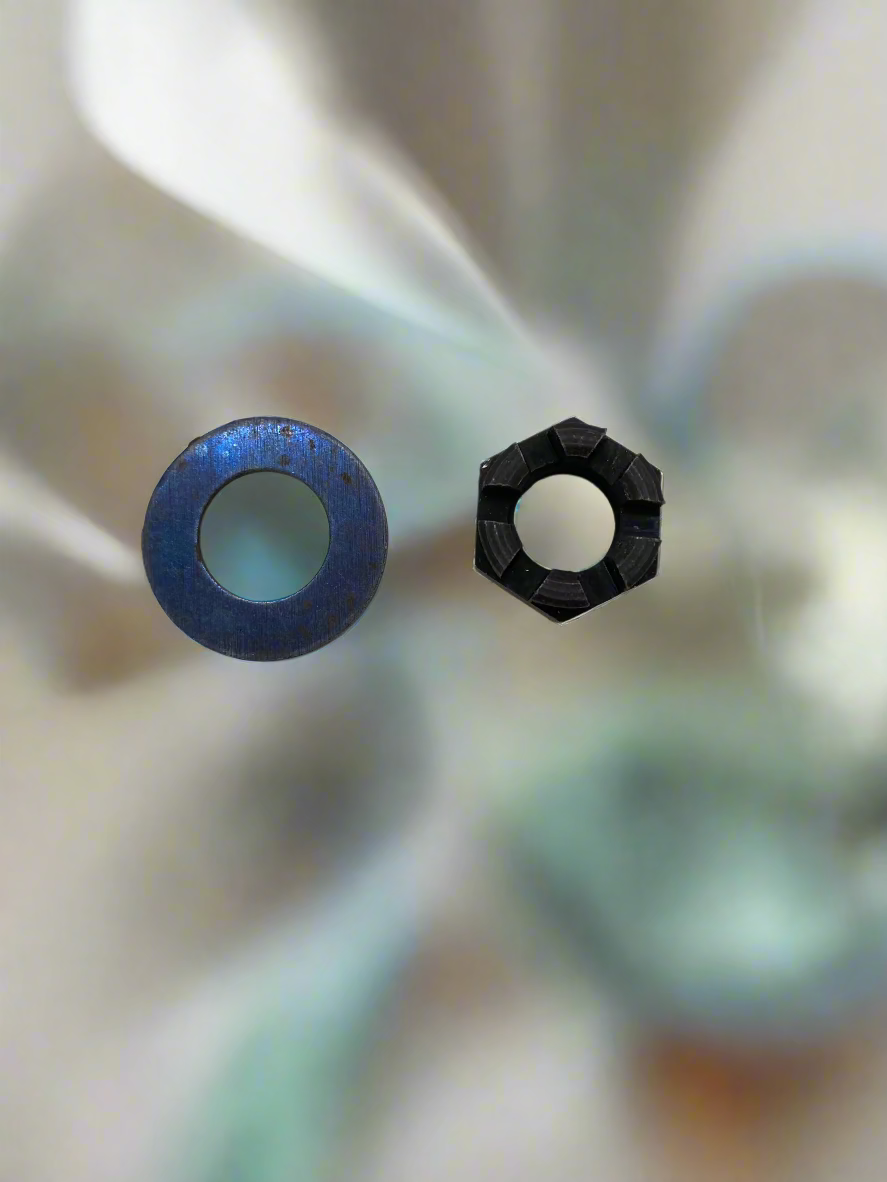REAR WHEEL NUT FOR CHETAK OLD MODEL SCOOTER / CLASSIC / BRAVO WITH WASHER