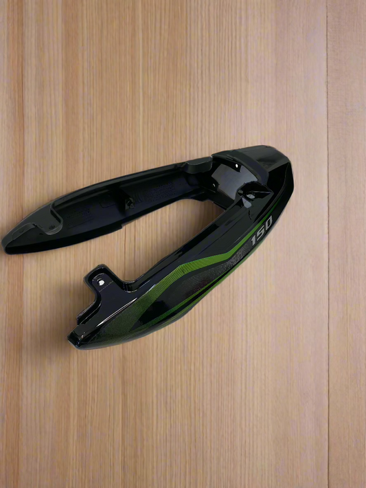 SEAT COWL FOR DISCOVER 150 - 2011 MODEL BLACK WITH GREEN STICKER