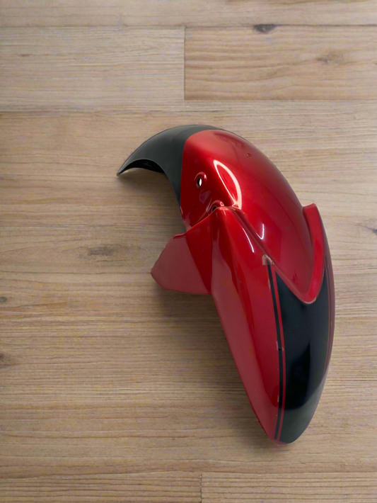 FRONT MUDGUARD FOR APACHE RTR 160 180 OLD RED COLOR
