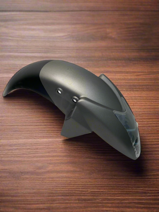 FRONT MUDGUARD FOR APACHE RTR 160 180 OLD TITANIUM GREY COLOR
