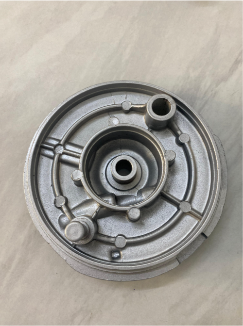 Front wheel Drum plate for Crux old RX 100 bike silver color