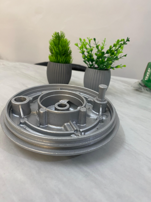 Front wheel Drum plate for Crux old RX 100 bike silver color