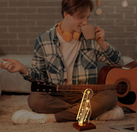 LED Guitar Pick Holder & Display Stand