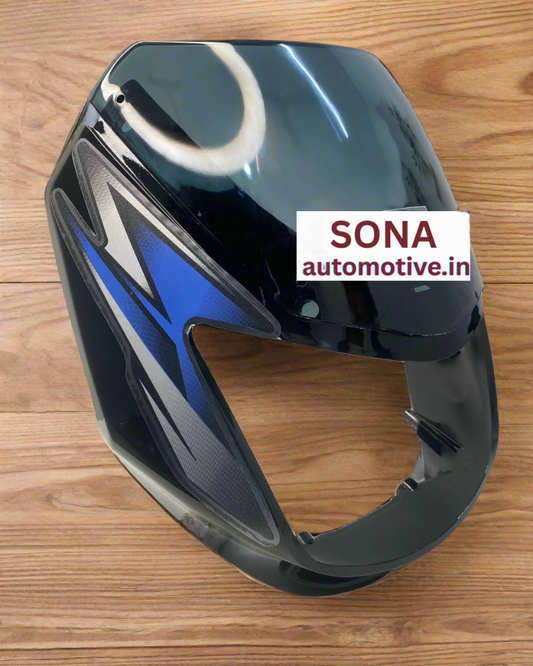 VISOR  FOR CT 100 NEW 2015 BLACK WITH BLUE STICKER WITH WIND SHIELD
